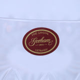 Gorham Althea Pattern Crystal Bowl Heavy  Hallmark Sticker