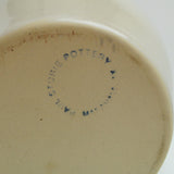 Pottery Crock Stoneware Lidded Cookie Jar Paul Storie Mark