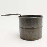 Kitchen Sifter Vintage Primitive Tin Metal  Back View