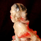 Carnival Chalkware Lady and Dog Face