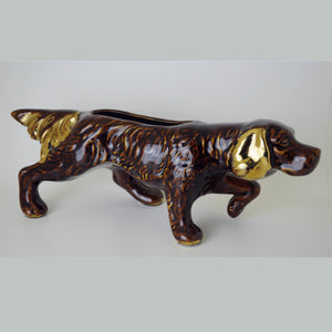 McCoy Pointer Dog Planter Main