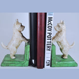 Cast Iron Scotty Dog Scottish Terrier Bookends Front Main