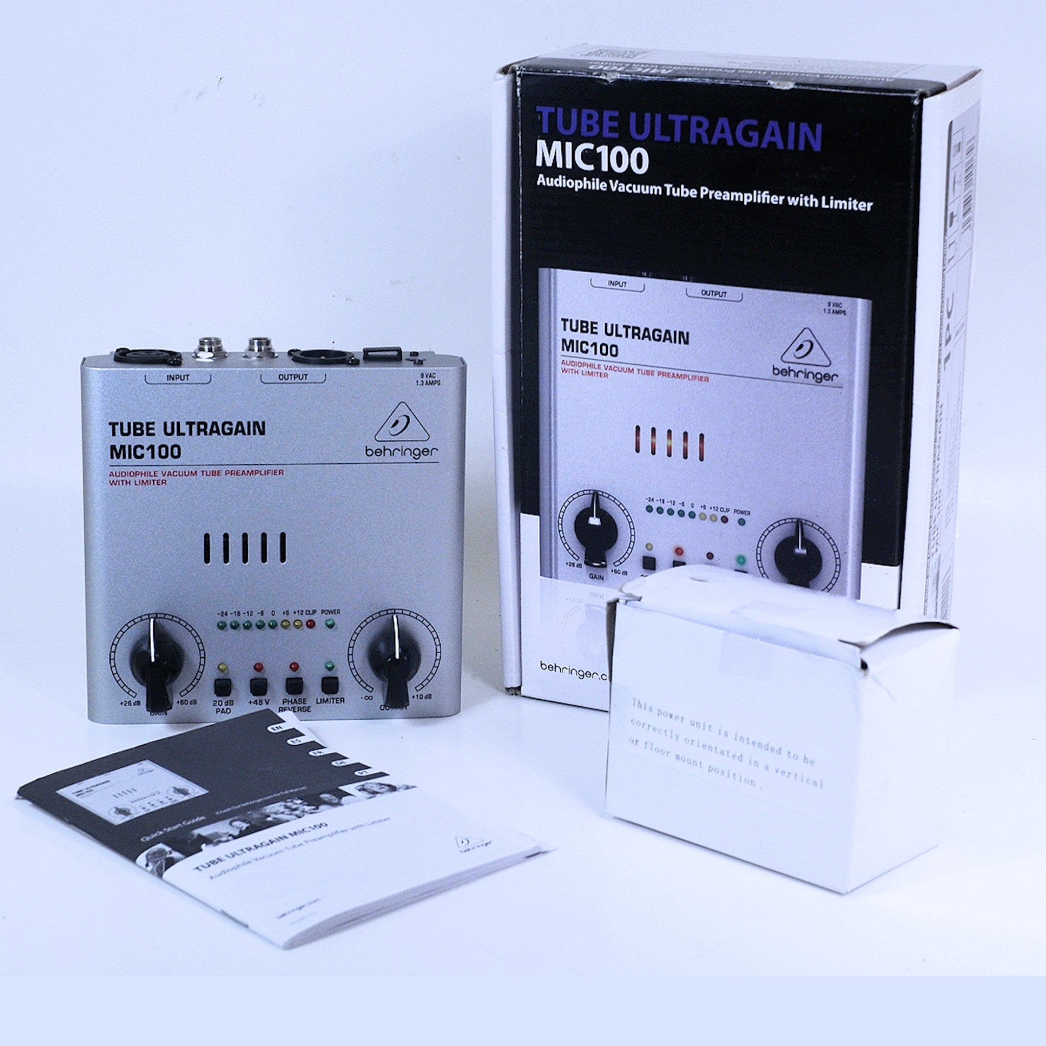 BEHRINGER 管球式プリアンプTUBE ULTRAGAIN T1953 BEHRINGER 管球式