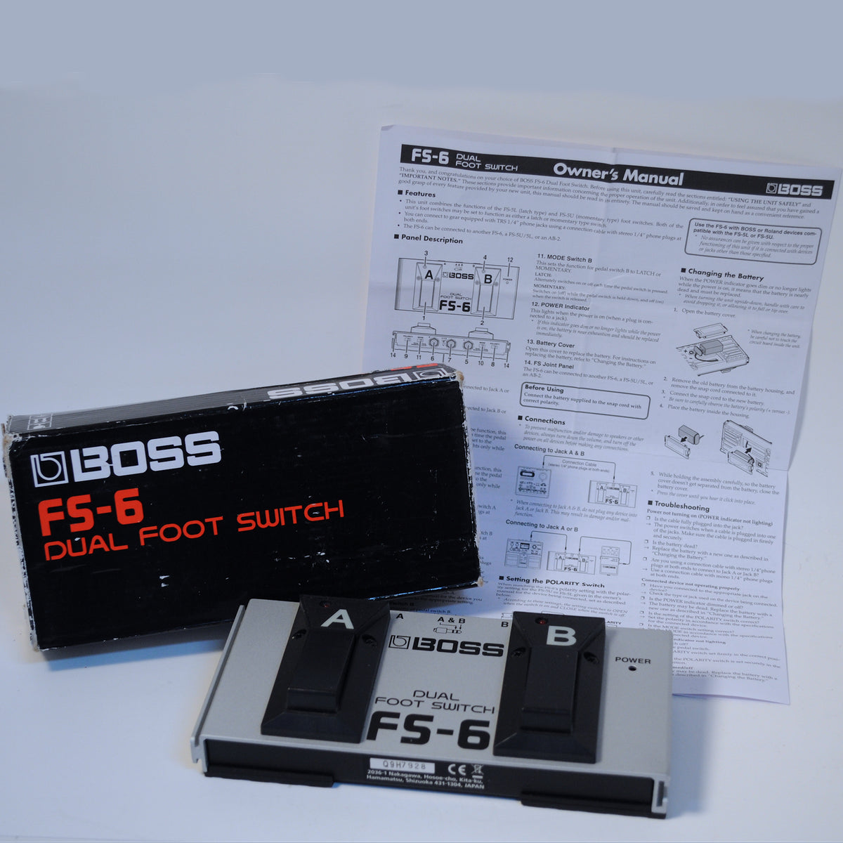 Boss FS-6 Foot Switch Dual Latching and Unlatching – Andtiques