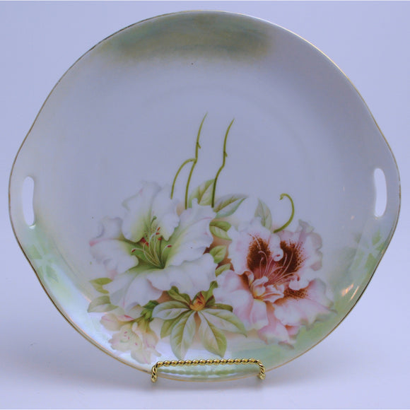 PV Vessra Germany Floral Open Handle Serving Plate Main