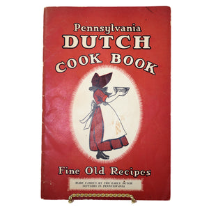 Pennsylvania Dutch Cookbook 1936 First Edition Main