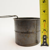 Kitchen Sifter Vintage Primitive Tin Metal  Height